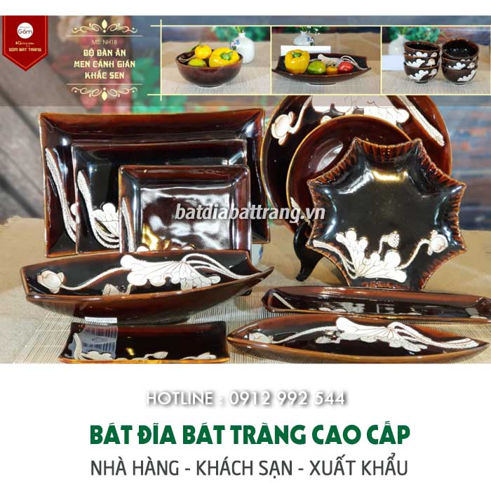 Chuyên cung cấp - bán bát đĩa nhà hàng cao cấp độc đáo Hà Nội